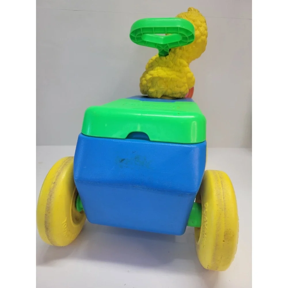 Vtg 1991 Playskool Big Bird Ride On Toy Bike Sesame street‎